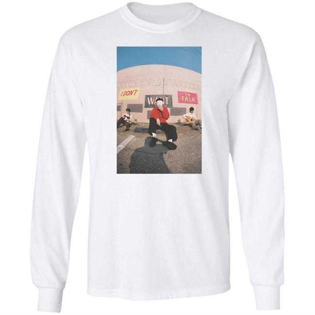Wallows Merch I Don’T Want To Talk Long Sleeve Tee Shirt Wallows Merch I Don’T Want To Talk Long Sleeve Tee Shirt