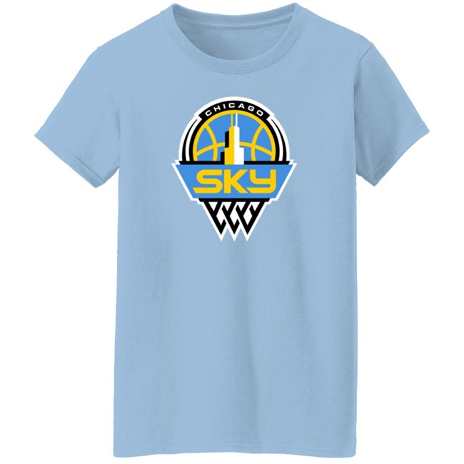 Chicago Sky Merch Logo T Shirt Chicago Sky Merch Logo T Shirt