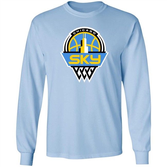 Chicago Sky Merch Logo T Shirt Chicago Sky Merch Logo T Shirt