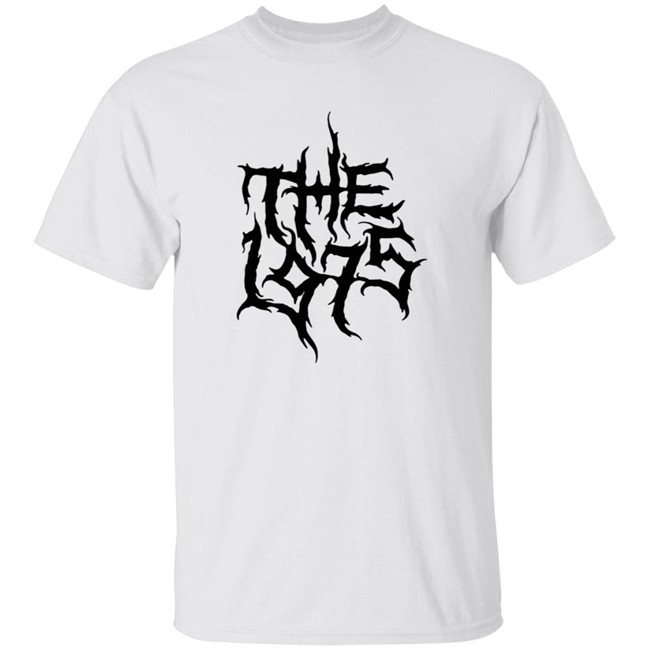 The 1975 Merch Metal Logo Tee Shirt