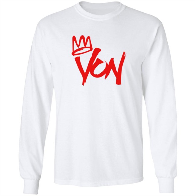 King Von Merch Von White Tee Shirt King Von Merch Von White Tee Shirt