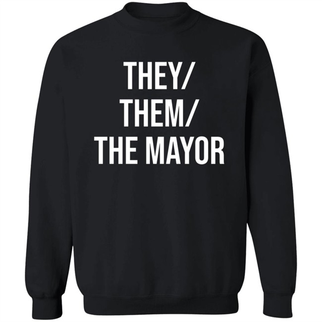 Owen J Hurcum International Pronouns Day They/ Them/ The Mayor Shirt Owen J Hurcum International Pronouns Day They/ Them/ The Mayor Shirt