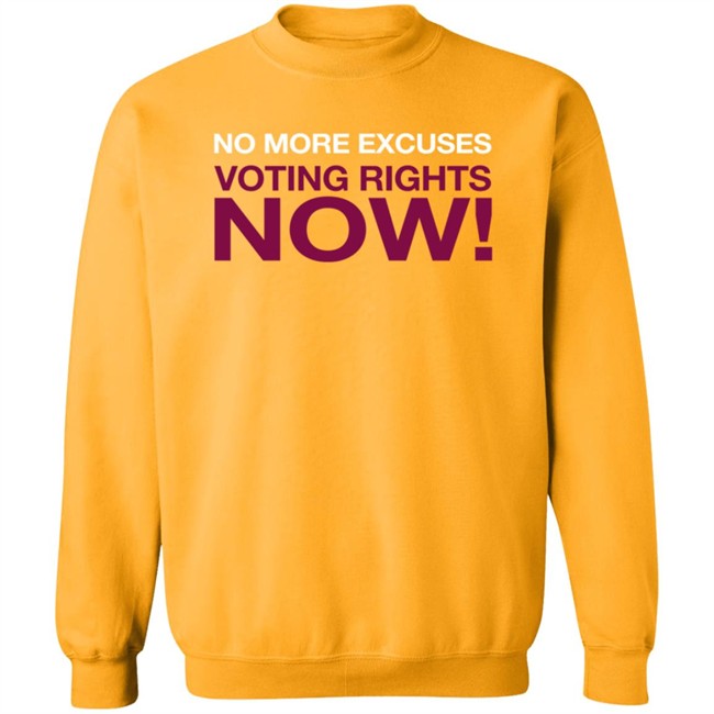 Washington No More Excuses Voting Right Now Shirt Washington No More Excuses Voting Right Now Shirt