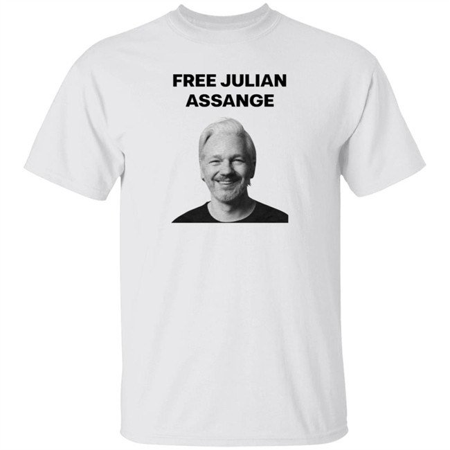 WikiLeaks Shop Free Julian Assange T Shirt WikiLeaks Shop Free Julian Assange T Shirt