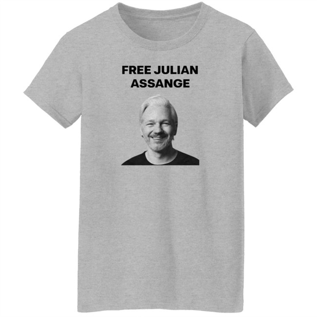 WikiLeaks Shop Free Julian Assange T Shirt WikiLeaks Shop Free Julian Assange T Shirt