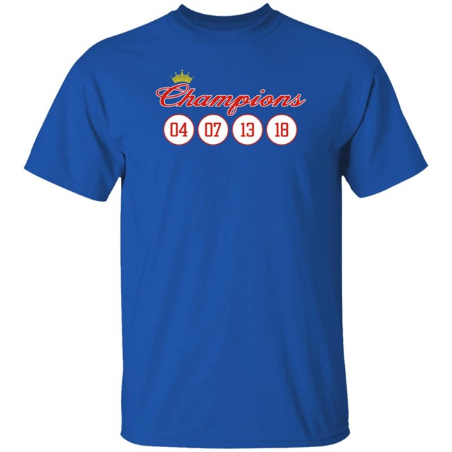 Jared Carrabis Champions 04 07 13 18 Shirt Jared Carrabis Champions 04 07 13 18 Shirt