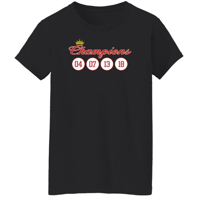 Jared Carrabis Champions 04 07 13 18 Shirt Jared Carrabis Champions 04 07 13 18 Shirt