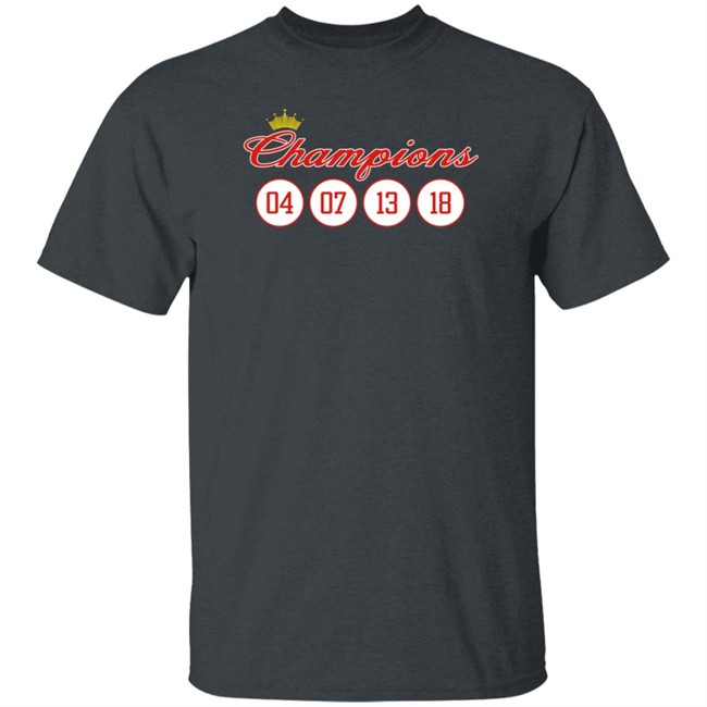 Jared Carrabis Champions 04 07 13 18 Shirt Jared Carrabis Champions 04 07 13 18 Shirt
