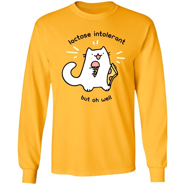 Crowlines Merch Lactose Intolerant Cat Shirt Crowlines Merch Lactose Intolerant Cat Shirt