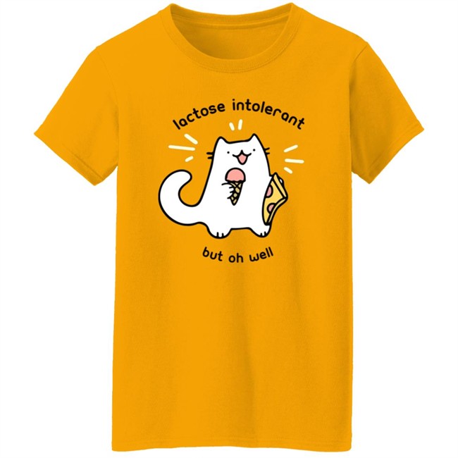 Crowlines Merch Lactose Intolerant Cat Shirt Crowlines Merch Lactose Intolerant Cat Shirt