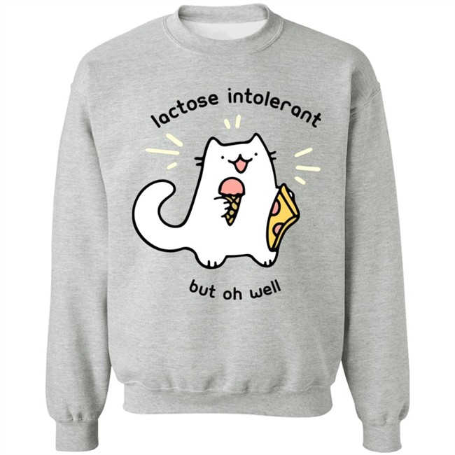 Crowlines Merch Lactose Intolerant Cat Shirt Crowlines Merch Lactose Intolerant Cat Shirt