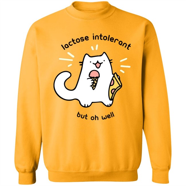 Crowlines Merch Lactose Intolerant Cat Shirt Crowlines Merch Lactose Intolerant Cat Shirt