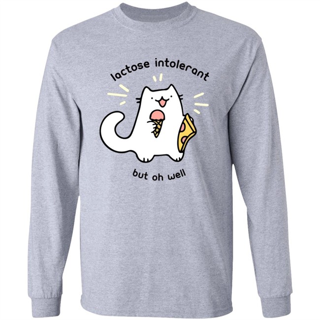 Crowlines Merch Lactose Intolerant Cat Shirt Crowlines Merch Lactose Intolerant Cat Shirt