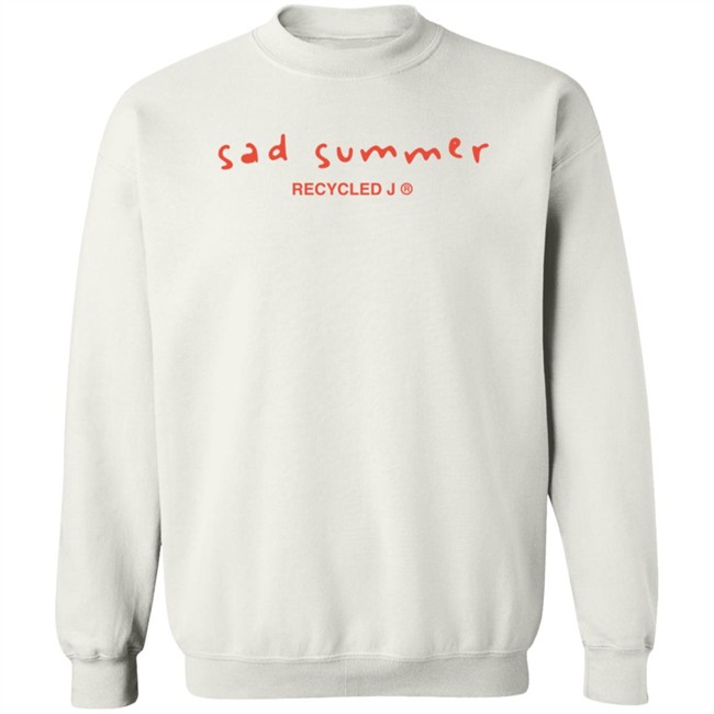 Recycled J Merch Sad Summer Hoodie Recycled J Merch Sad Summer Hoodie