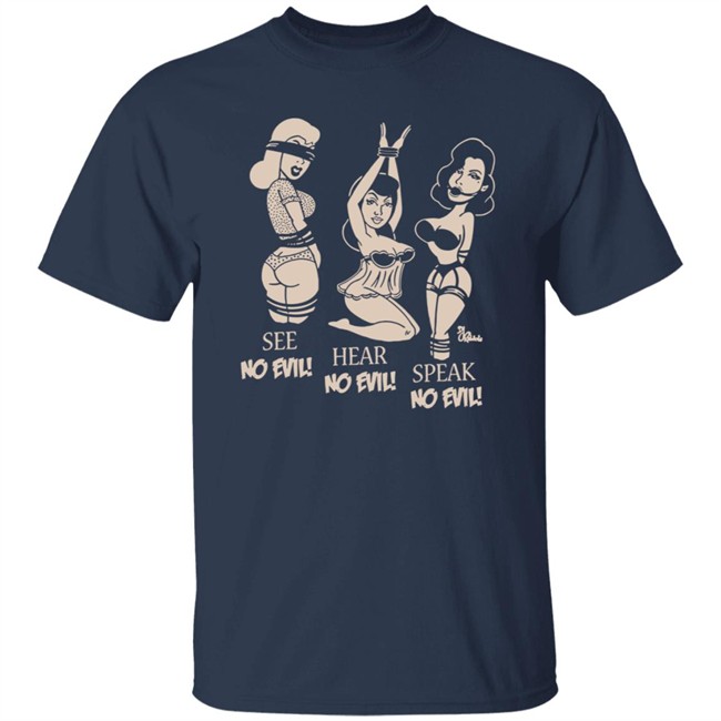 Inked Shop No Evil Tee Shirt By Pinky Star Inked Shop No Evil Tee Shirt By Pinky Star