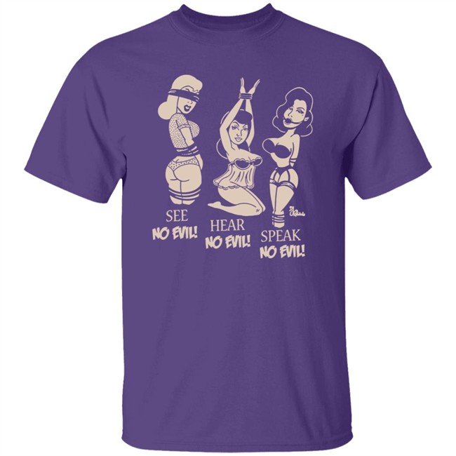 Inked Shop No Evil Tee Shirt By Pinky Star Inked Shop No Evil Tee Shirt By Pinky Star