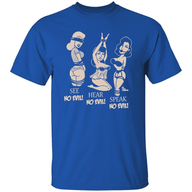 Inked Shop No Evil Tee Shirt By Pinky Star Inked Shop No Evil Tee Shirt By Pinky Star