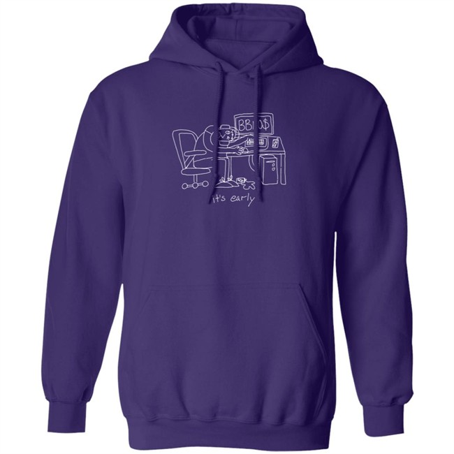 Bbno$ Merch Its Early Hoodie Bbno$ Merch Its Early Hoodie