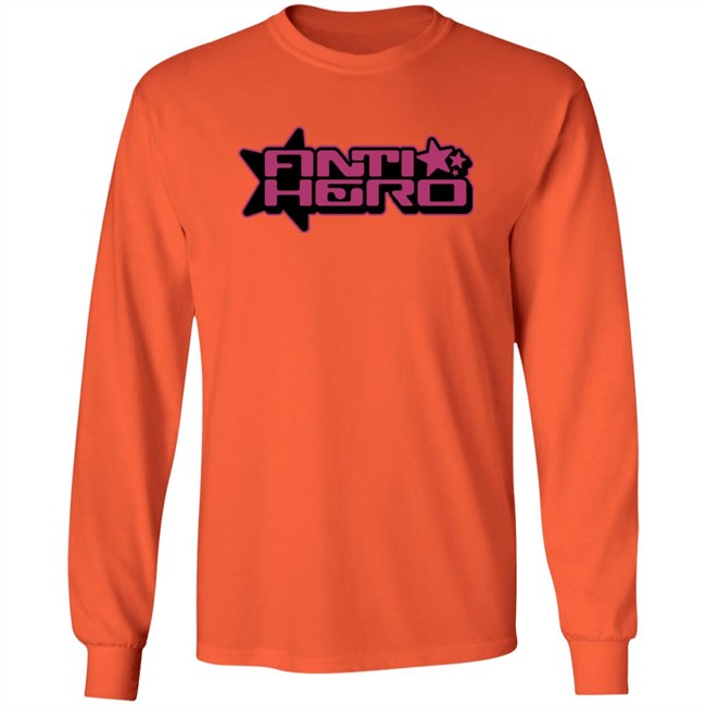 Convolk Merch Orange Anti-Hero Tee Shirt Convolk Merch Orange Anti-Hero Tee Shirt