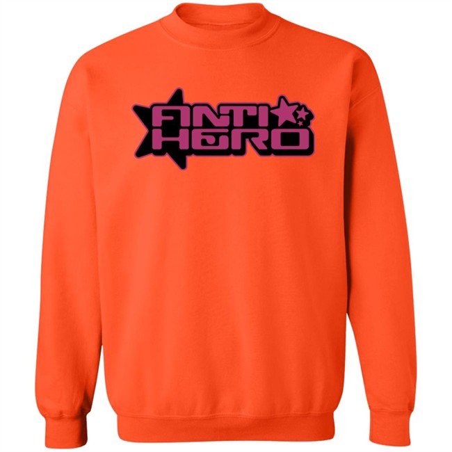 Convolk Merch Orange Anti-Hero Tee Shirt Convolk Merch Orange Anti-Hero Tee Shirt