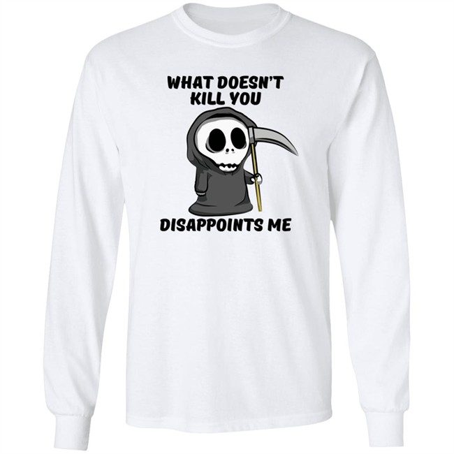 Grim Reaper Cartoon What Doesn't Kill You Disappoints Me Hoodie Caytlyn Brooke Grim Reaper Cartoon What Doesn't Kill You Disappoints Me Hoodie Caytlyn Brooke