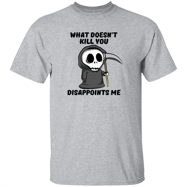 Grim Reaper Cartoon What Doesn't Kill You Disappoints Me Hoodie Caytlyn Brooke Grim Reaper Cartoon What Doesn't Kill You Disappoints Me Hoodie Caytlyn Brooke