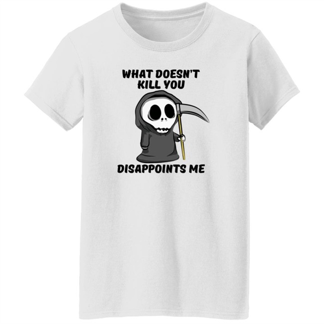 Grim Reaper Cartoon What Doesn't Kill You Disappoints Me Hoodie Caytlyn Brooke Grim Reaper Cartoon What Doesn't Kill You Disappoints Me Hoodie Caytlyn Brooke