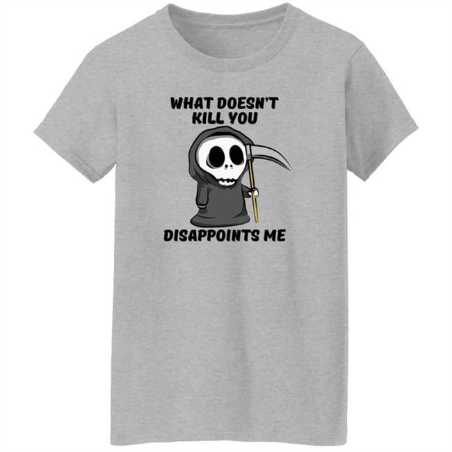 Grim Reaper Cartoon What Doesn't Kill You Disappoints Me Hoodie Caytlyn Brooke Grim Reaper Cartoon What Doesn't Kill You Disappoints Me Hoodie Caytlyn Brooke