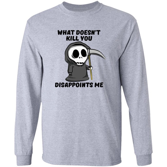 Grim Reaper Cartoon What Doesn't Kill You Disappoints Me Hoodie Caytlyn Brooke Grim Reaper Cartoon What Doesn't Kill You Disappoints Me Hoodie Caytlyn Brooke
