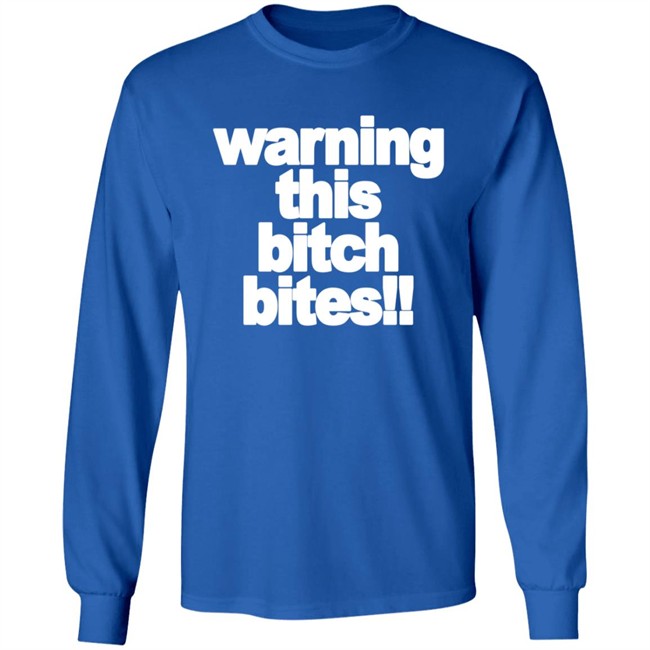 Punxnkisses Merch Warning This Bitch Bites Baby Tee Shirt Punxnkisses Merch Warning This Bitch Bites Baby Tee Shirt