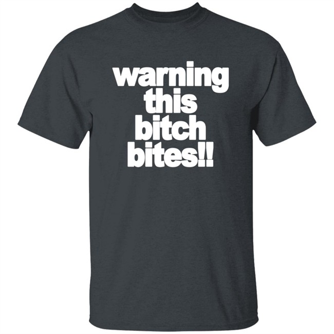 Punxnkisses Merch Warning This Bitch Bites Baby Tee Shirt Punxnkisses Merch Warning This Bitch Bites Baby Tee Shirt