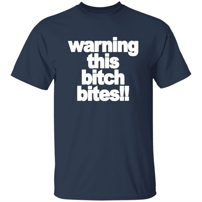 Punxnkisses Merch Warning This Bitch Bites Baby Tee Shirt Punxnkisses Merch Warning This Bitch Bites Baby Tee Shirt