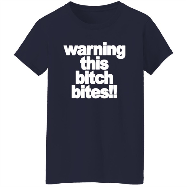 Punxnkisses Merch Warning This Bitch Bites Baby Tee Shirt Punxnkisses Merch Warning This Bitch Bites Baby Tee Shirt