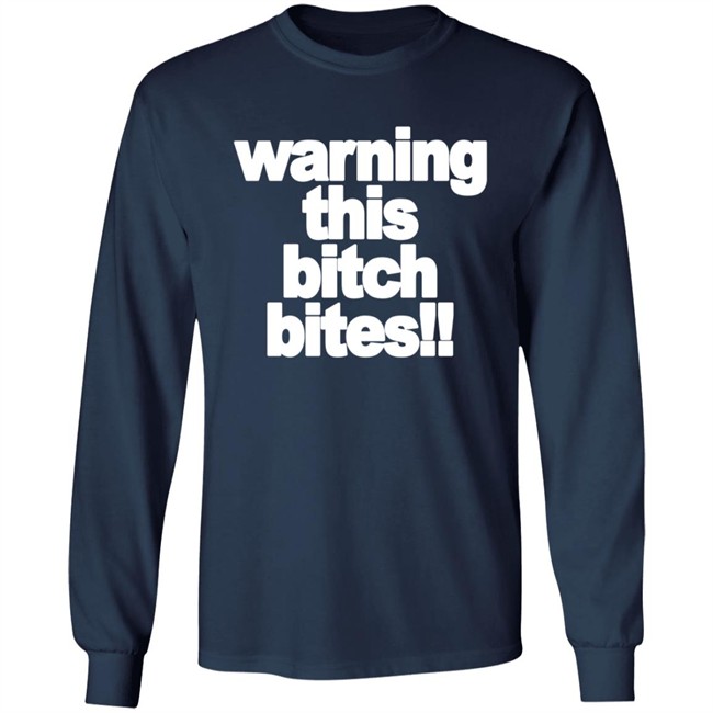 Punxnkisses Merch Warning This Bitch Bites Baby Tee Shirt Punxnkisses Merch Warning This Bitch Bites Baby Tee Shirt