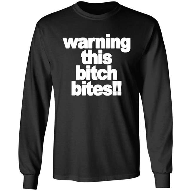 Punxnkisses Merch Warning This Bitch Bites Baby Tee Shirt Punxnkisses Merch Warning This Bitch Bites Baby Tee Shirt