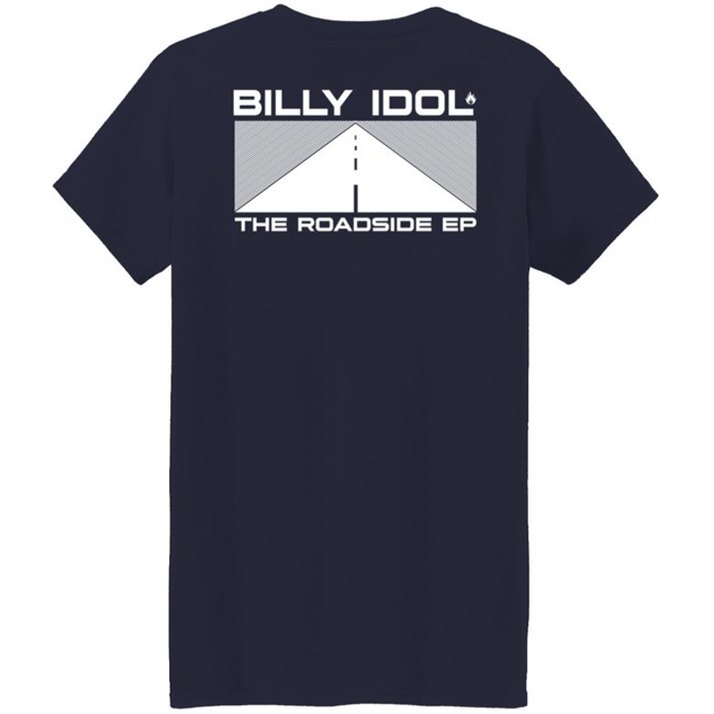 Billy Idol Merch The Roadside Ep Black Shirt Billy Idol Merch The Roadside Ep Black Shirt