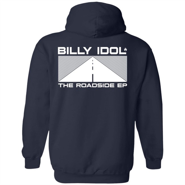 Billy Idol Merch The Roadside Ep Black Shirt Billy Idol Merch The Roadside Ep Black Shirt
