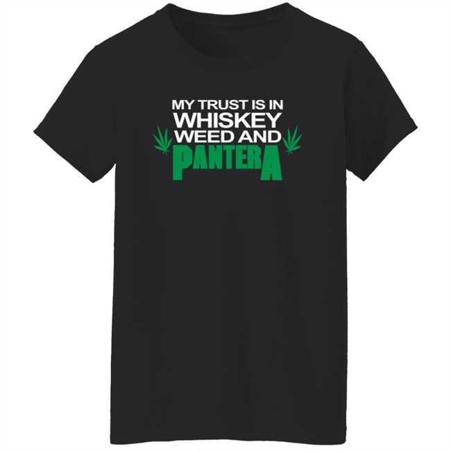 Pantera Merch Pantera Whiskey Weed T Shirt Pantera Merch Pantera Whiskey Weed T Shirt