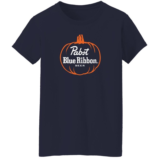 Pabst Blue Ribbon Beer Pumpkin Shirt Pabst Blue Ribbon Beer Pumpkin Shirt