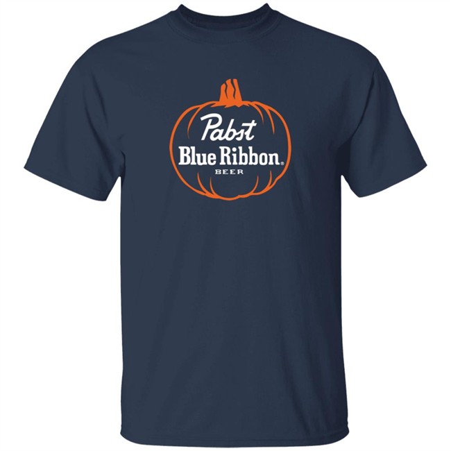Pabst Blue Ribbon Beer Pumpkin Shirt Pabst Blue Ribbon Beer Pumpkin Shirt