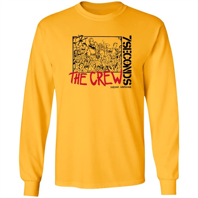 Night Shift Merch 7 Seconds Walsby Crew T Shirt Night Shift Merch 7 Seconds Walsby Crew T Shirt