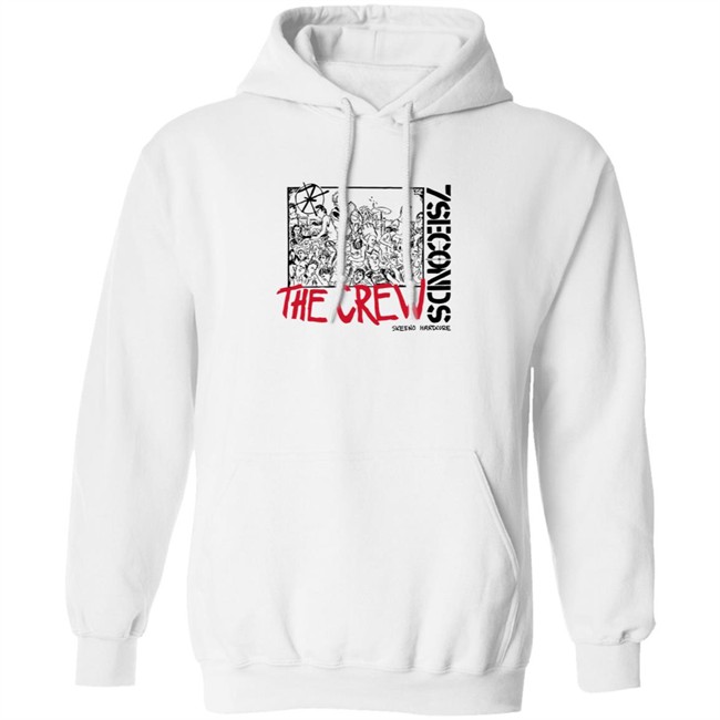 Night Shift Merch 7 Seconds Walsby Crew T Shirt Night Shift Merch 7 Seconds Walsby Crew T Shirt