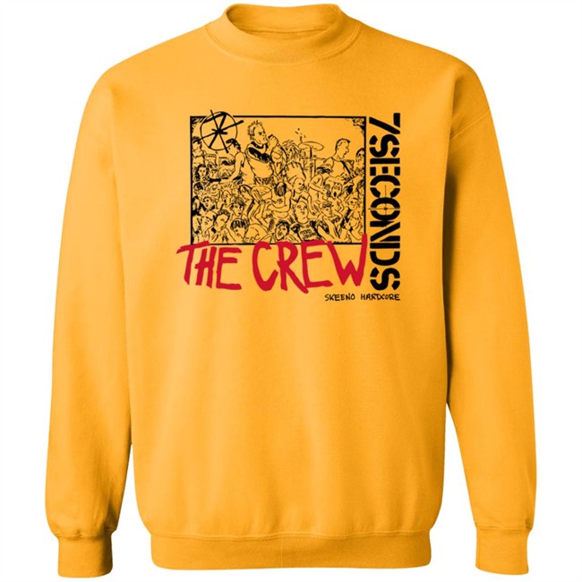 Night Shift Merch 7 Seconds Walsby Crew T Shirt Night Shift Merch 7 Seconds Walsby Crew T Shirt