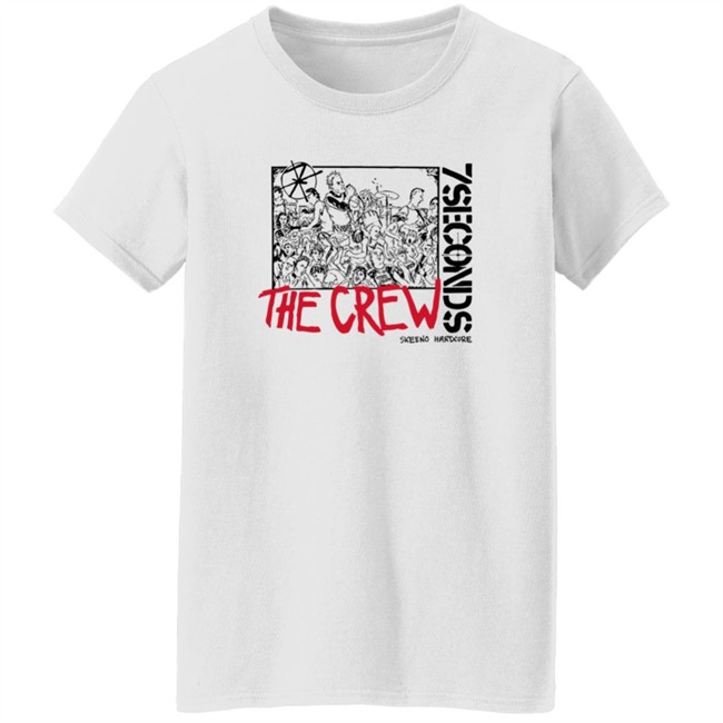 Night Shift Merch 7 Seconds Walsby Crew T Shirt Night Shift Merch 7 Seconds Walsby Crew T Shirt