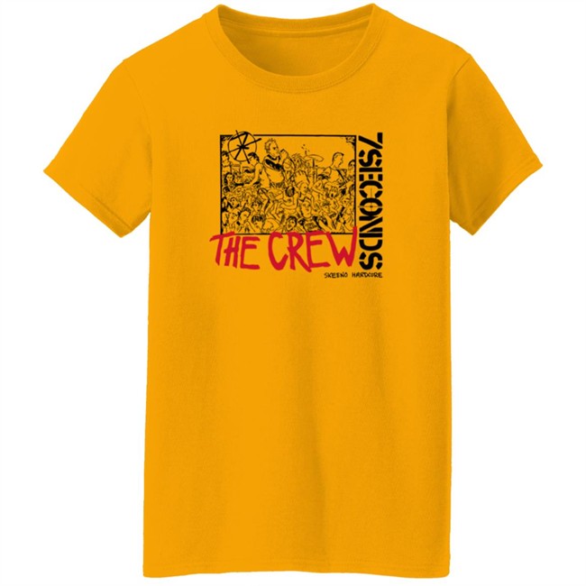 Night Shift Merch 7 Seconds Walsby Crew T Shirt Night Shift Merch 7 Seconds Walsby Crew T Shirt