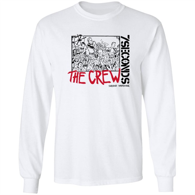 Night Shift Merch 7 Seconds Walsby Crew T Shirt Night Shift Merch 7 Seconds Walsby Crew T Shirt