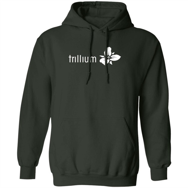 Trillium Brewing Classic Logo Forest Green Hoodie