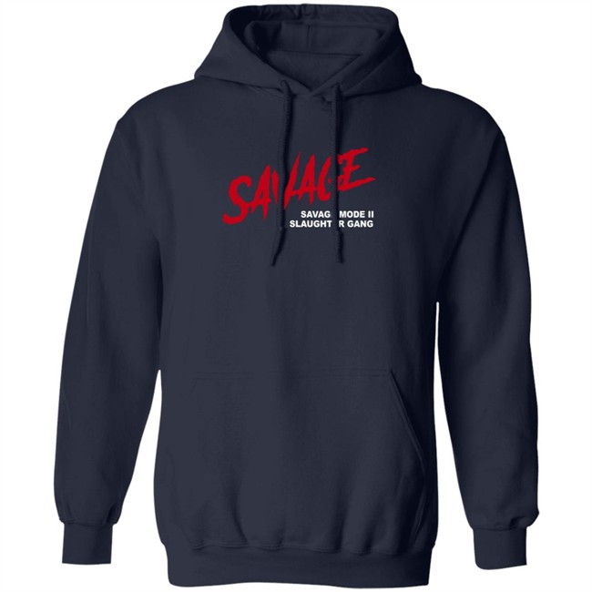 21 Savage Merch Savage Savage Mode II Slaughter Gang Shirt 21 Savage Merch Savage Savage Mode II Slaughter Gang Shirt