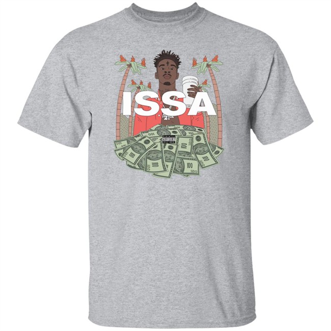 21 Savage Merch Issa White T-Shirt 21 Savage Merch Issa White T-Shirt