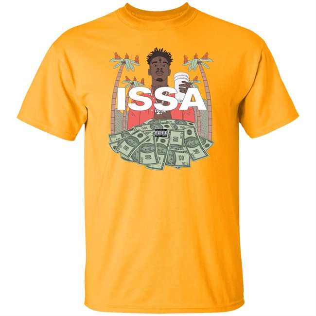 21 Savage Merch Issa White T-Shirt 21 Savage Merch Issa White T-Shirt